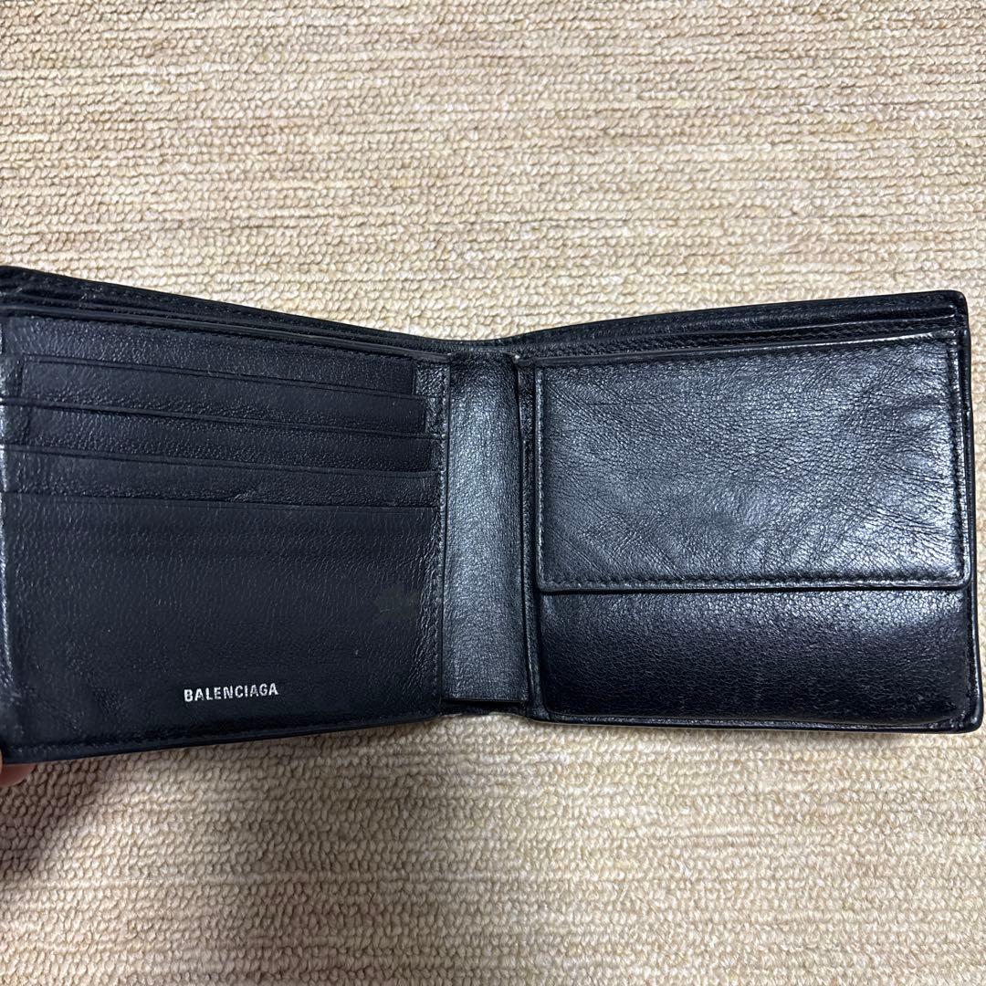 バレンシアガ　メンズ二つ折り財布