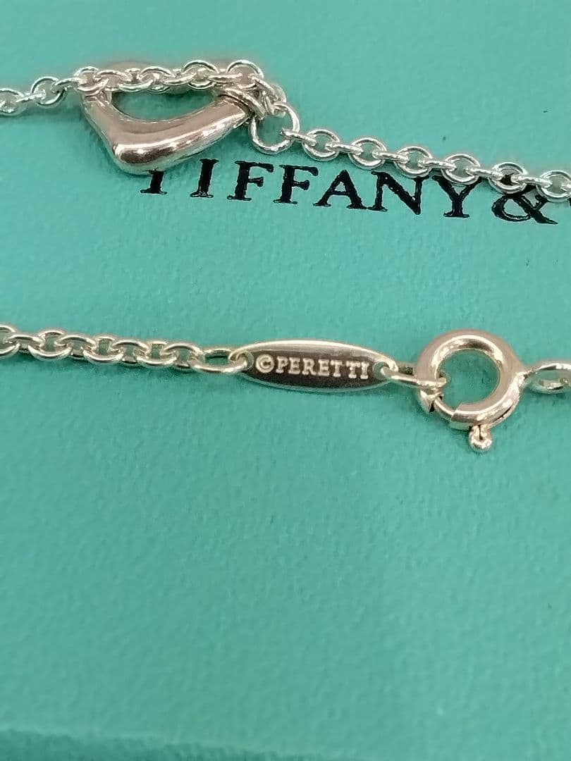 TIFFANY　925オープンハートブレスレット　　中古品