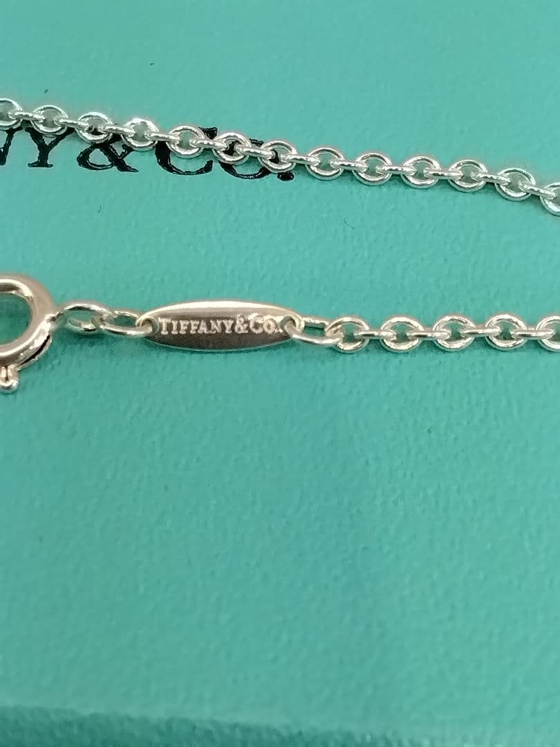 TIFFANY　925オープンハートブレスレット　　中古品