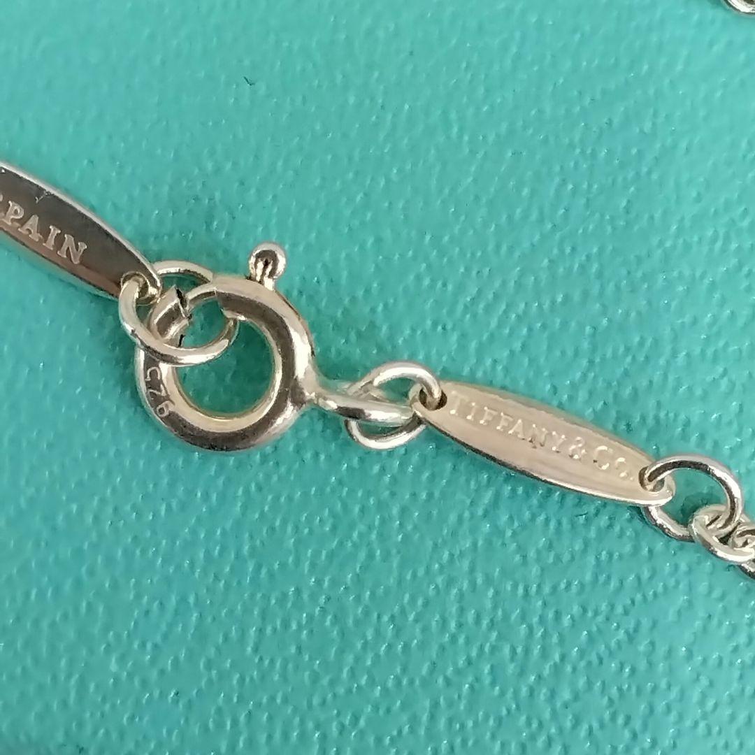 TIFFANY　925オープンハートブレスレット　　中古品