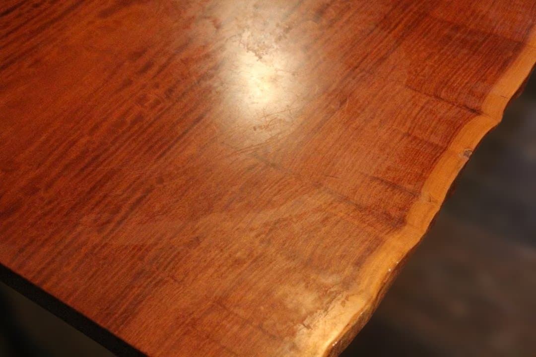 【天板のみ】ブビンガ／一枚板テーブル／ダイニングテーブル