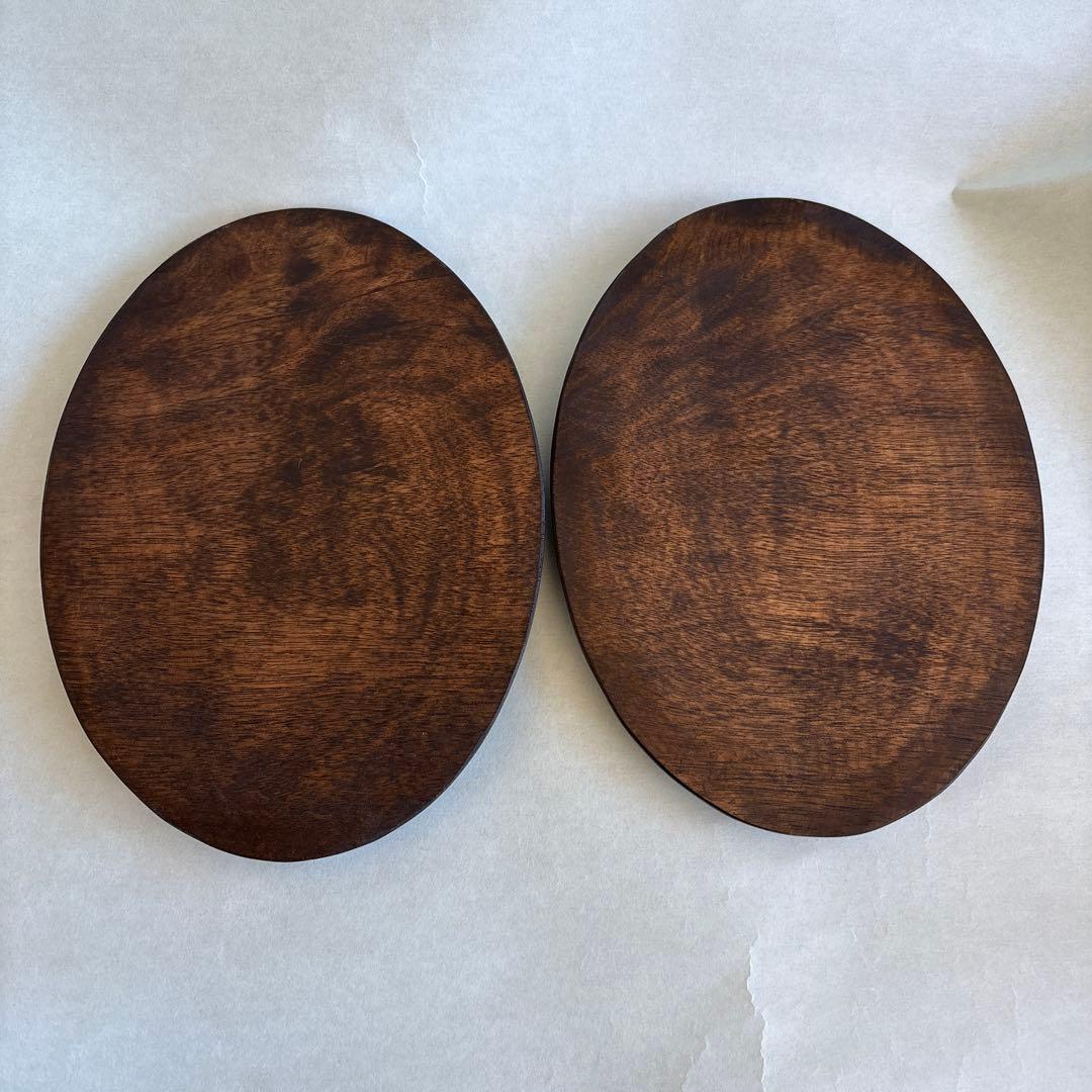 徒爾　楕円皿2枚セット
