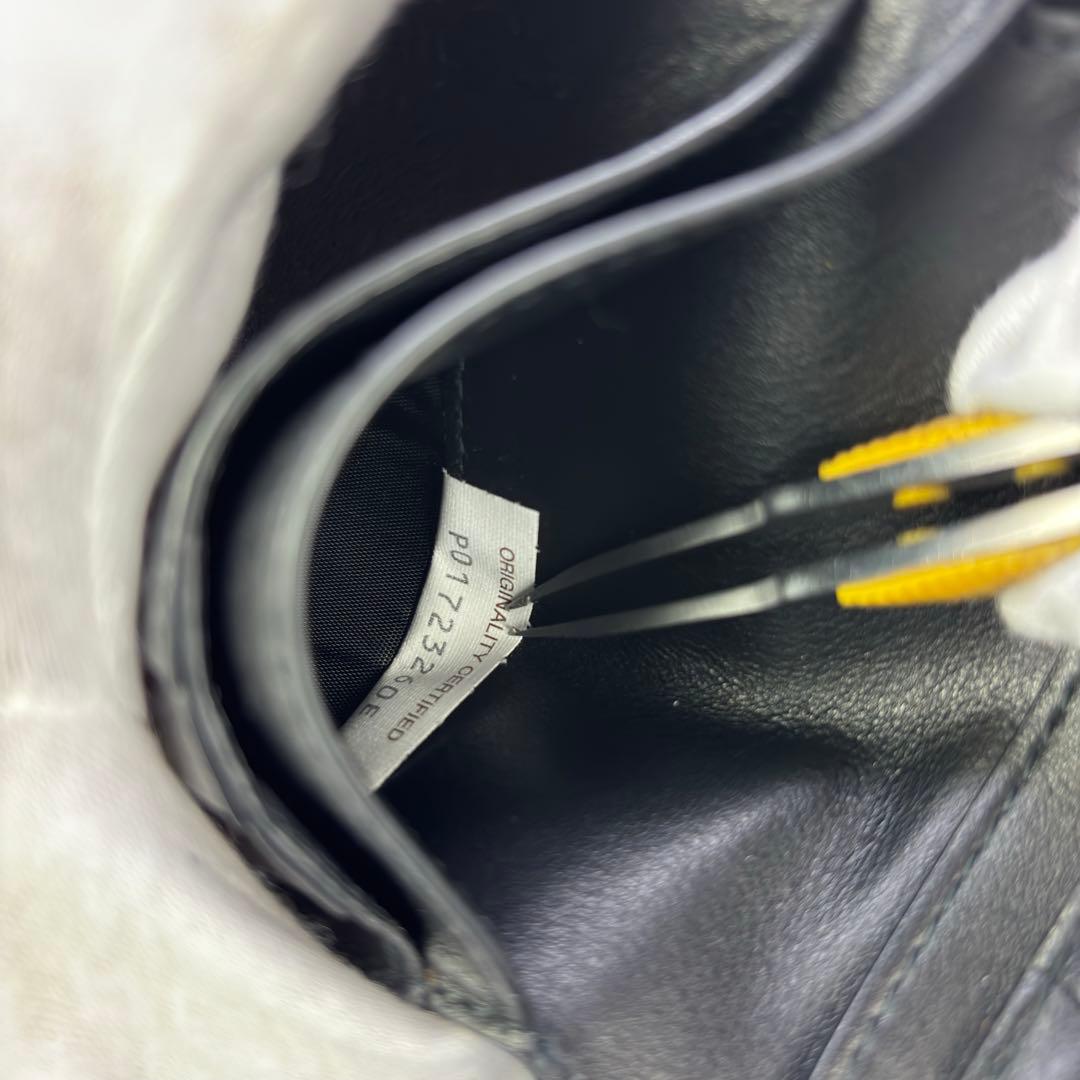 BOTTEGA VENETA 財布 2つ折り カセット 黒