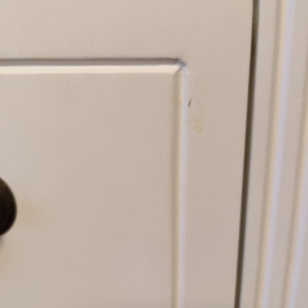 ホワイト木製チェスト 5段 ②