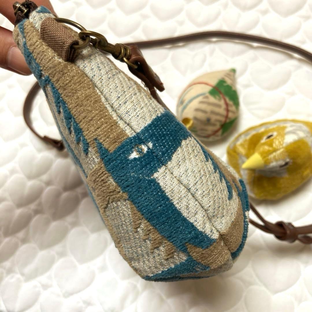 810 両面サラブレッドのショルダーバッグ　thoroughbred ベージュ