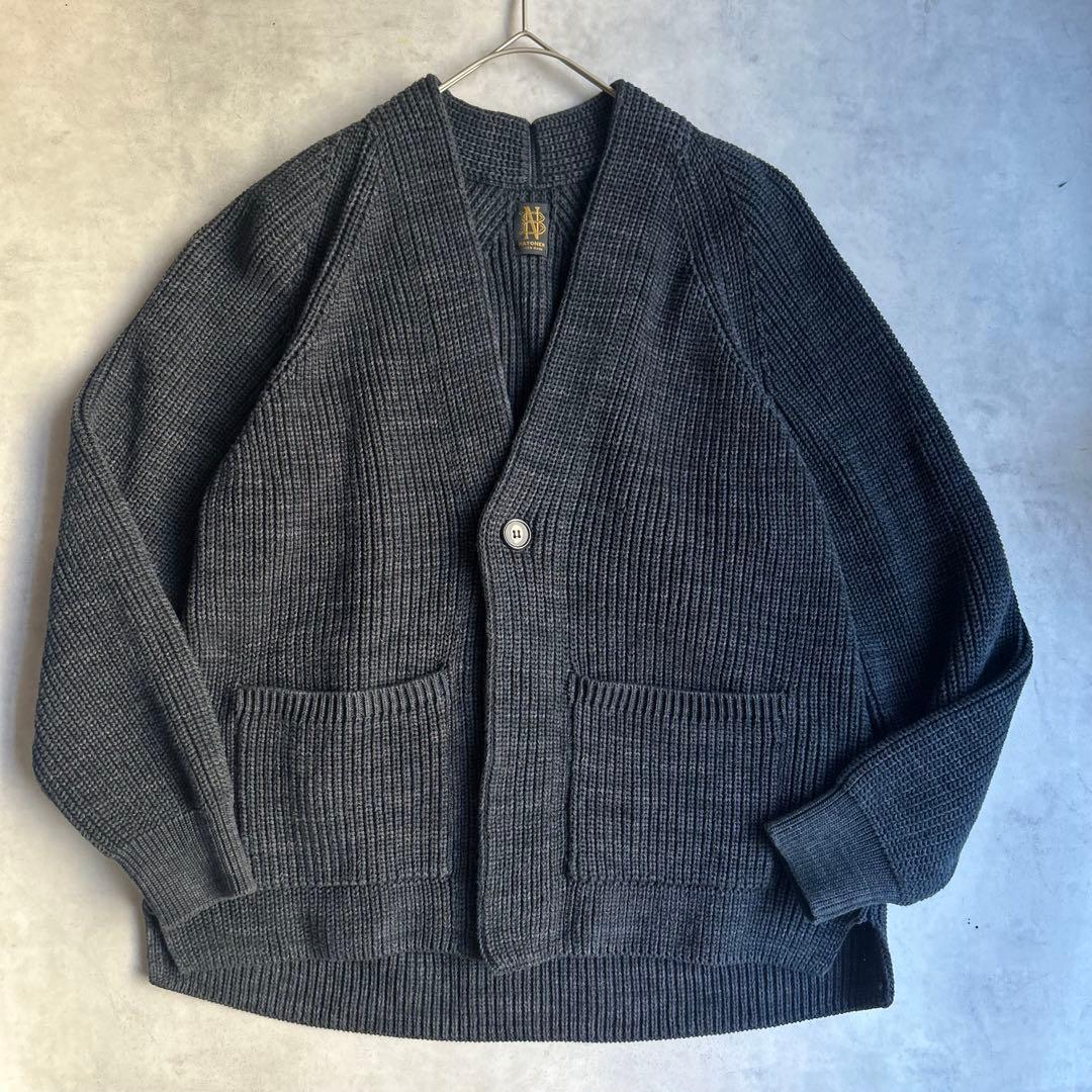 美品 バトナー 24SS SIGNATURE 1 BUTTON CARDIGAN