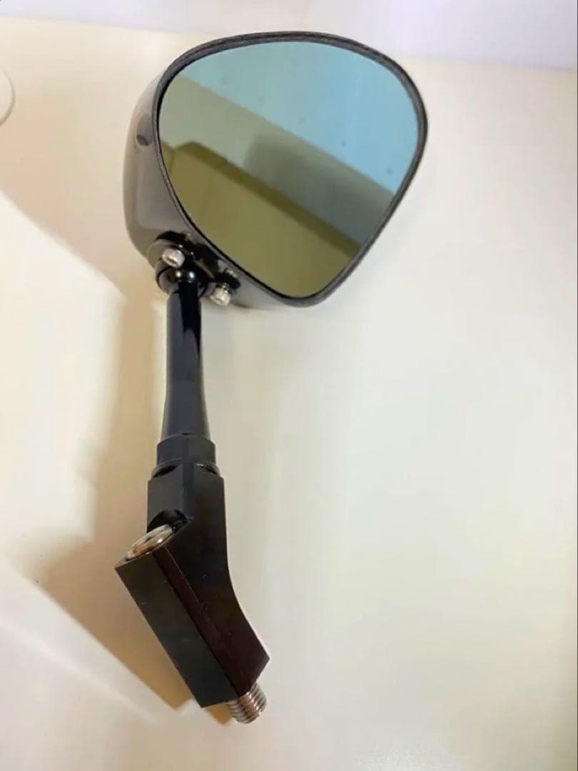 バイク用　カーボンミラー（ブルーミラー）