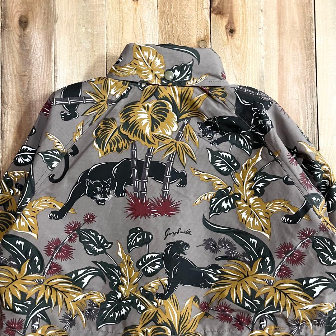 新品タグ付き GANGSTERVILLE 総柄 マウンテンパーカー Sサイズ