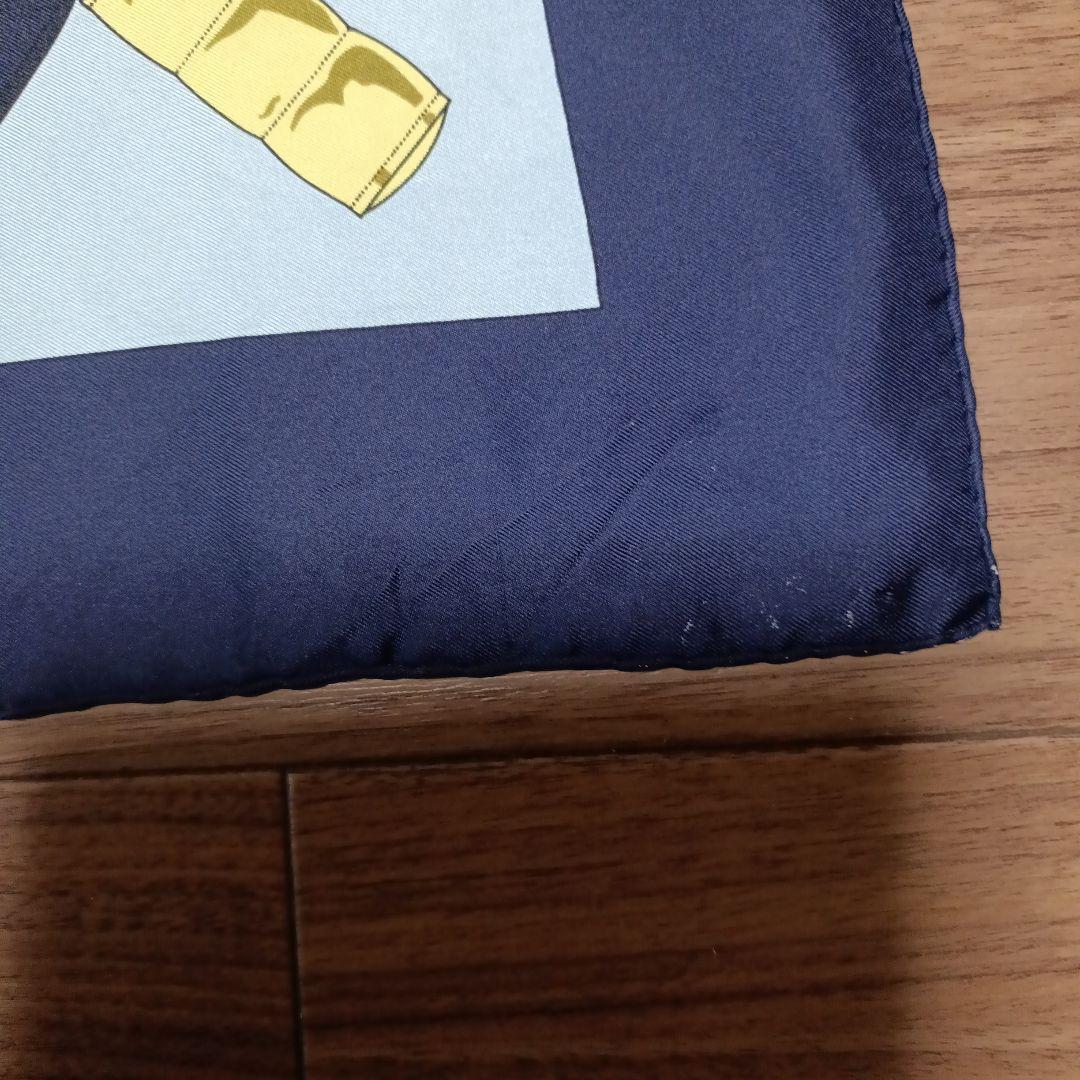 ほぼ未使用☆エルメスブルースカーフ