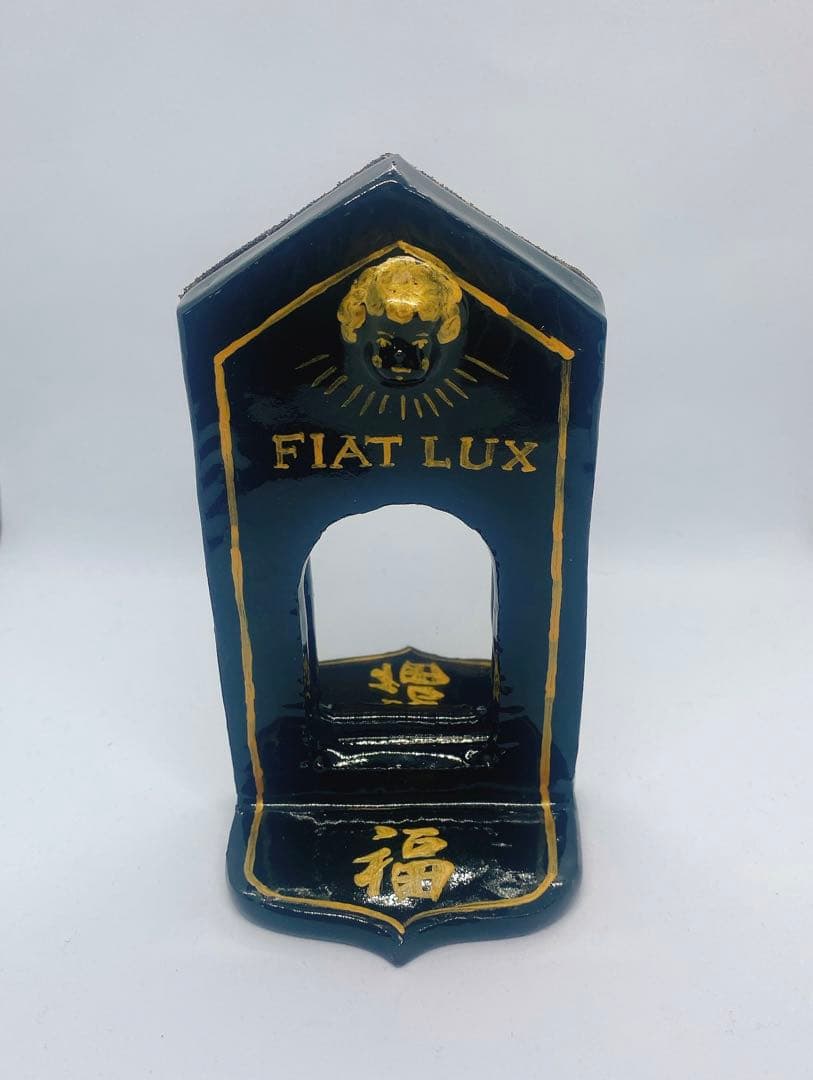 arii momoyo pottery 燭台付き鏡