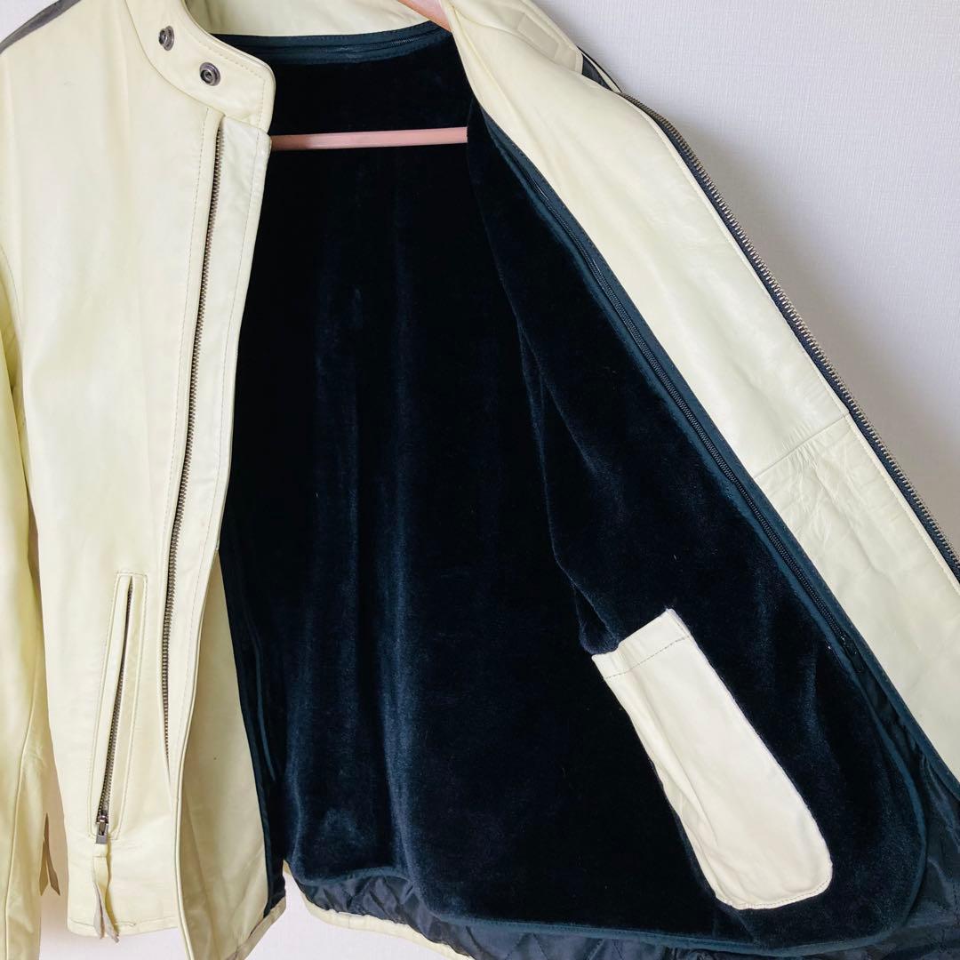 リューグーレザー 2ライン シングル ライダースジャケット