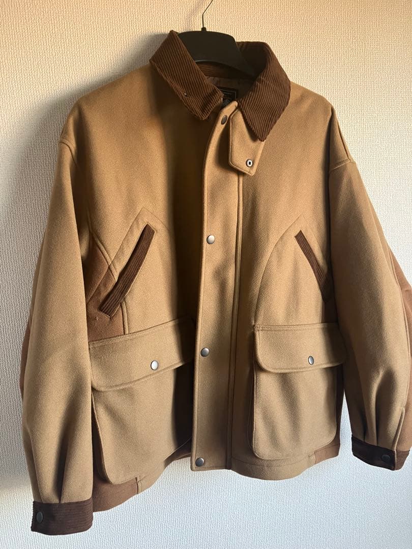 【niko and ... 】ニコアンド　ウーリーテックハンティング　ブルゾンM