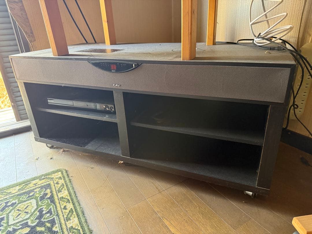 引き取り限定！CAV テレビ台 TNR-100 ブラック 幅約120cm