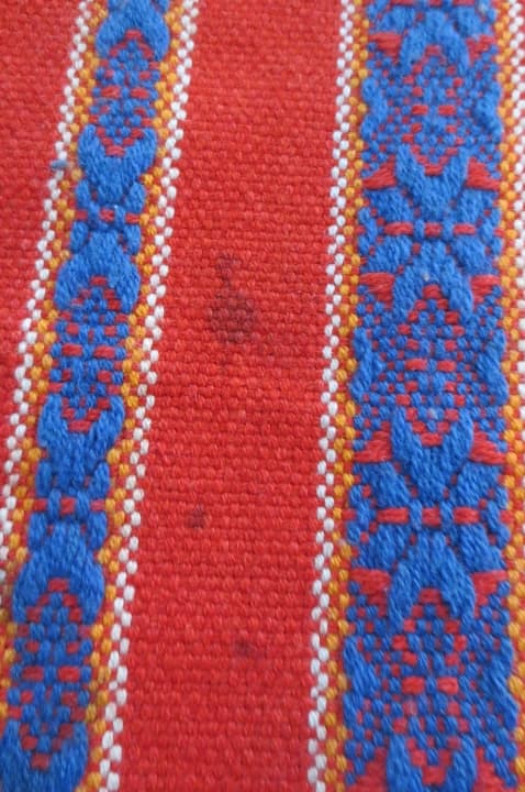 イギリス★織物　ベッド/ソファーカバー ハンドメイド　ブランケット　アンティーク