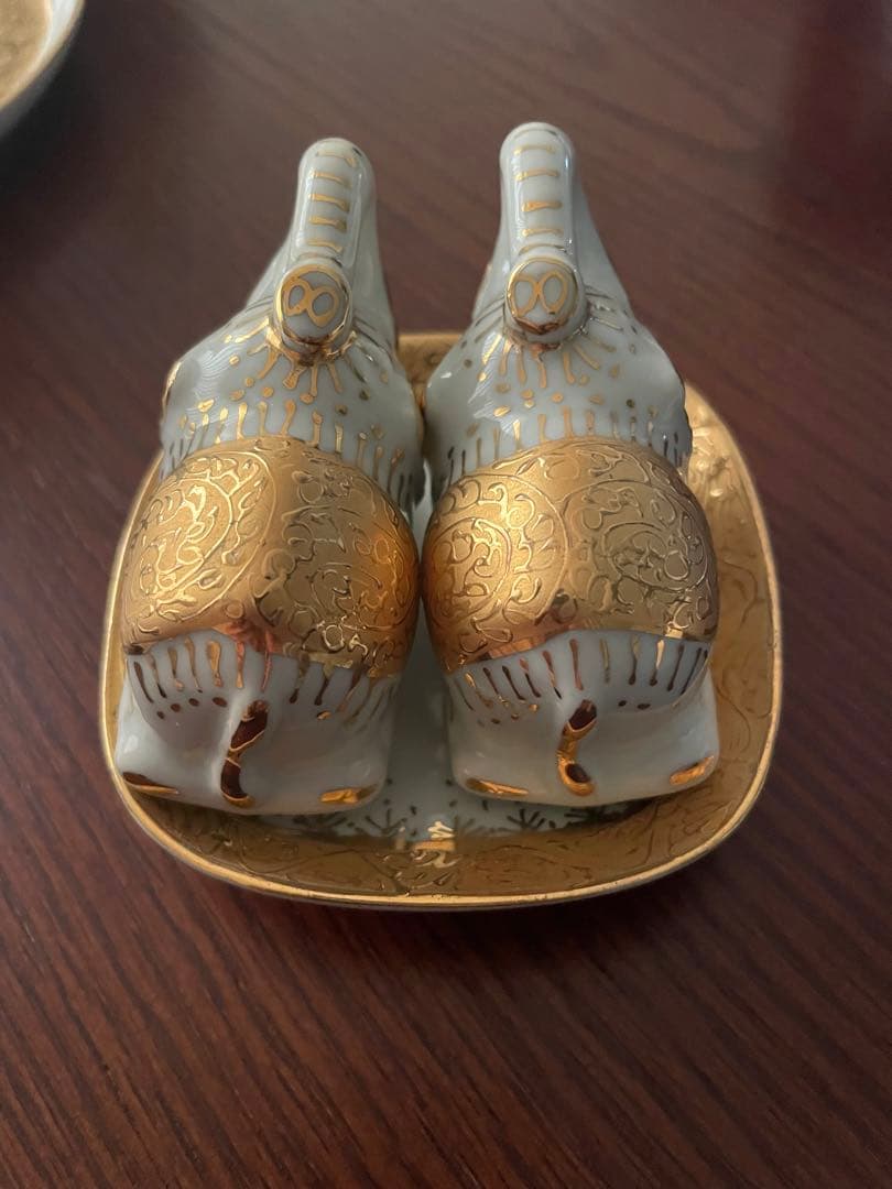 タイ製　ベンジャロン焼き　セット