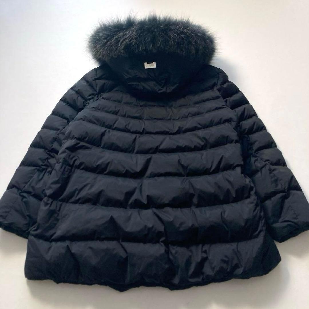 【うにのママ】ジャンルイシェレル　ダウンジャケット フォックスファー