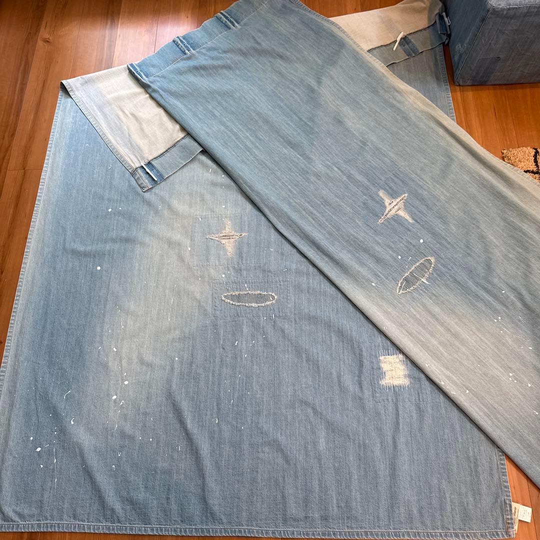 希少廃盤 リアルデニムカーテン ジャーナルスタンダードファニチャー