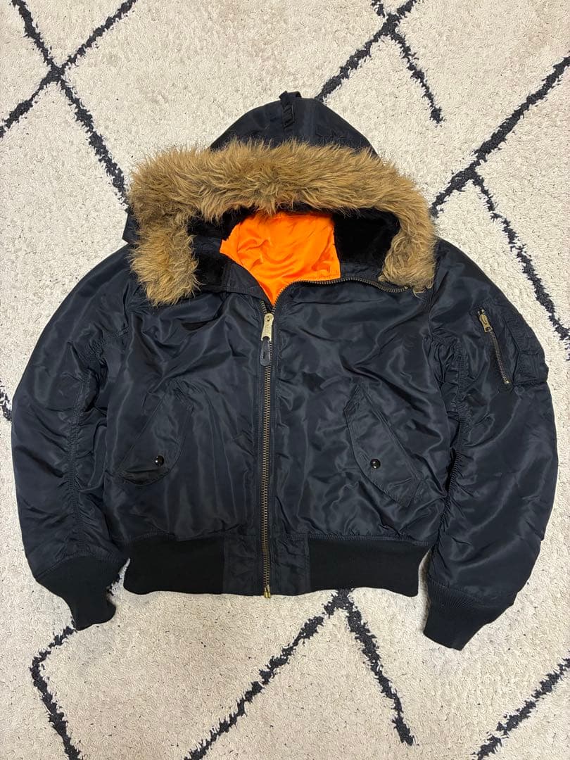 Alpha type n2b ma1 リバーシブルジャケット M 黒