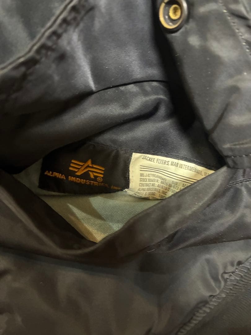 Alpha type n2b ma1 リバーシブルジャケット M 黒