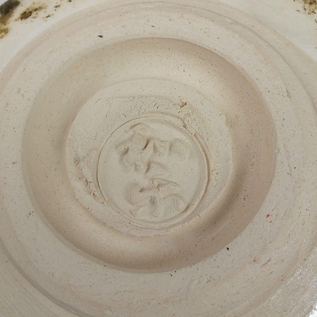 Ｗ２２４　茶碗　『松ノ絵』『川崎和楽 造』　共箱　抹茶碗　茶道具