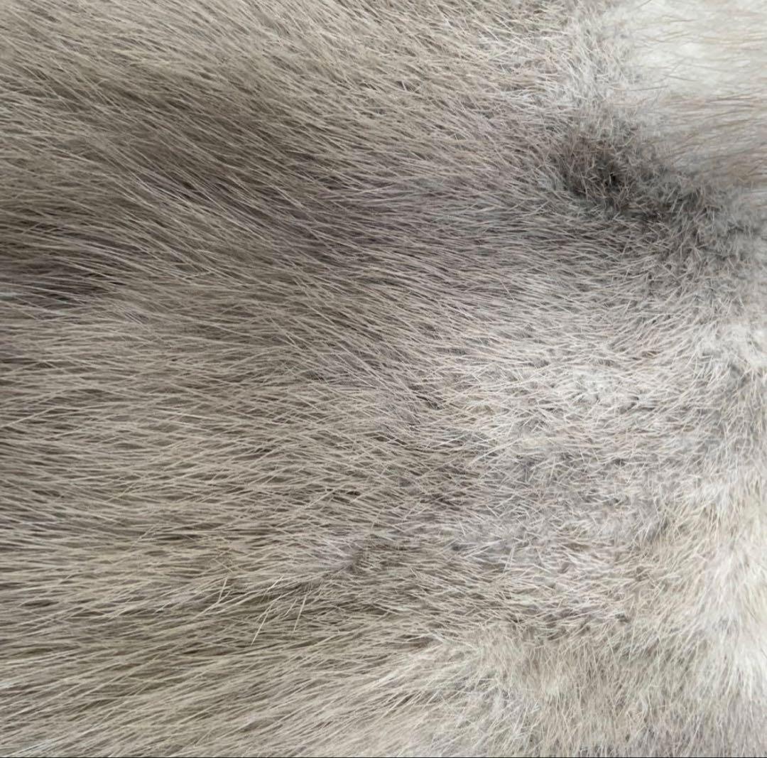 MITSUKOSHI サファイアミンクショール グレー