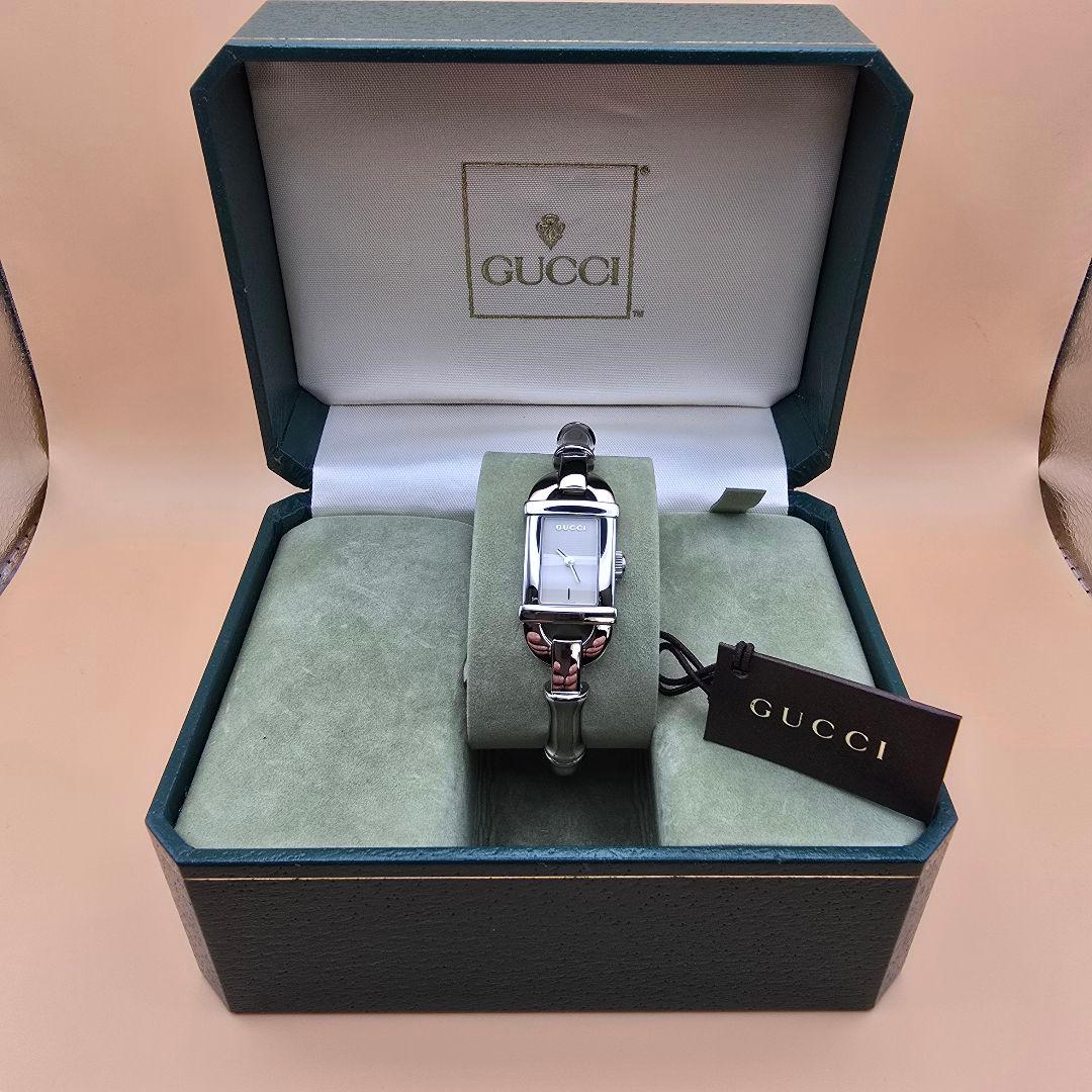 美品 GUCCI グッチ 腕時計 6800Ｌ バンブーモチーフ