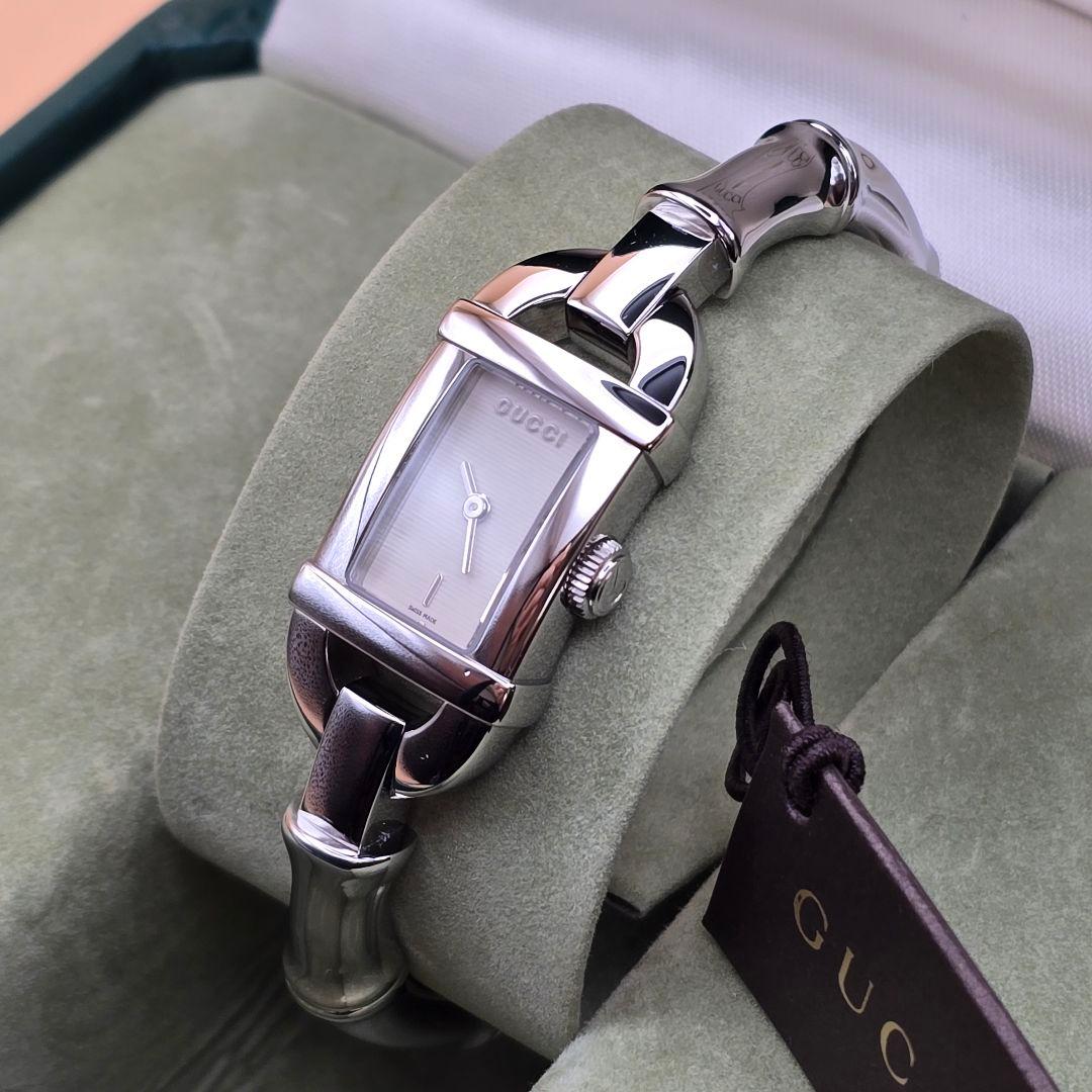 美品 GUCCI グッチ 腕時計 6800Ｌ バンブーモチーフ