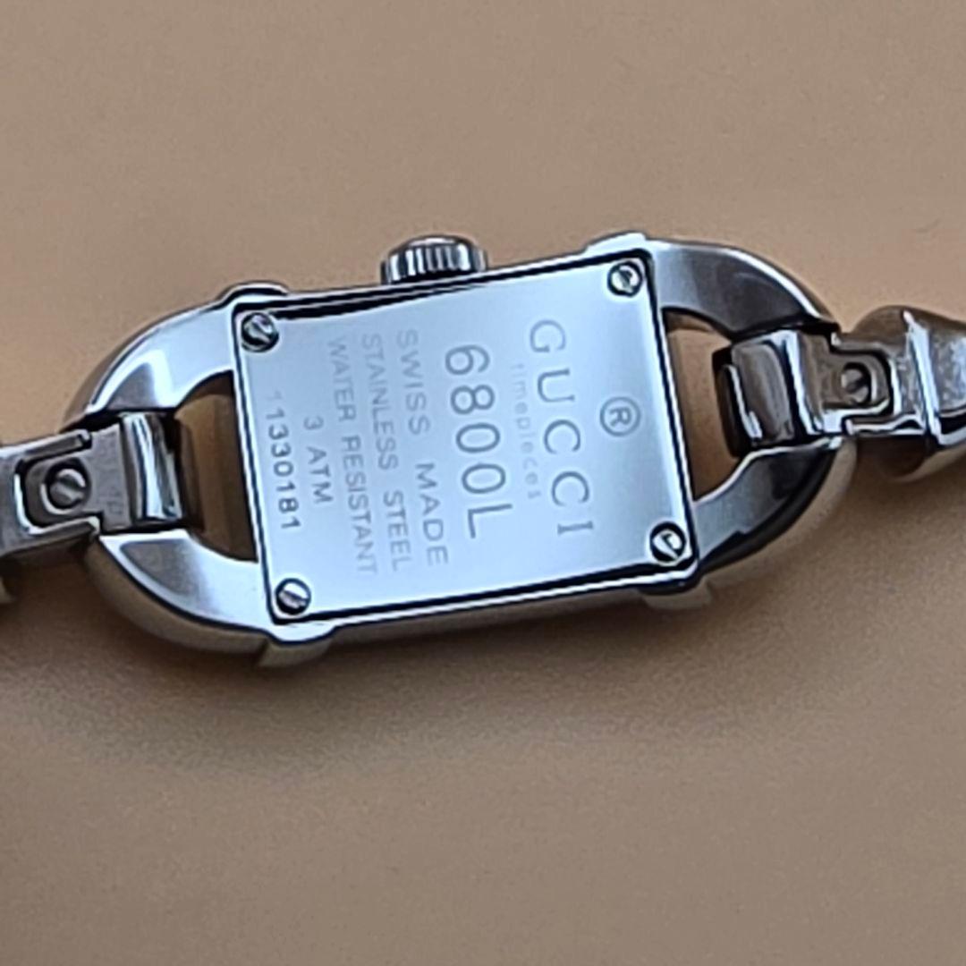 美品 GUCCI グッチ 腕時計 6800Ｌ バンブーモチーフ