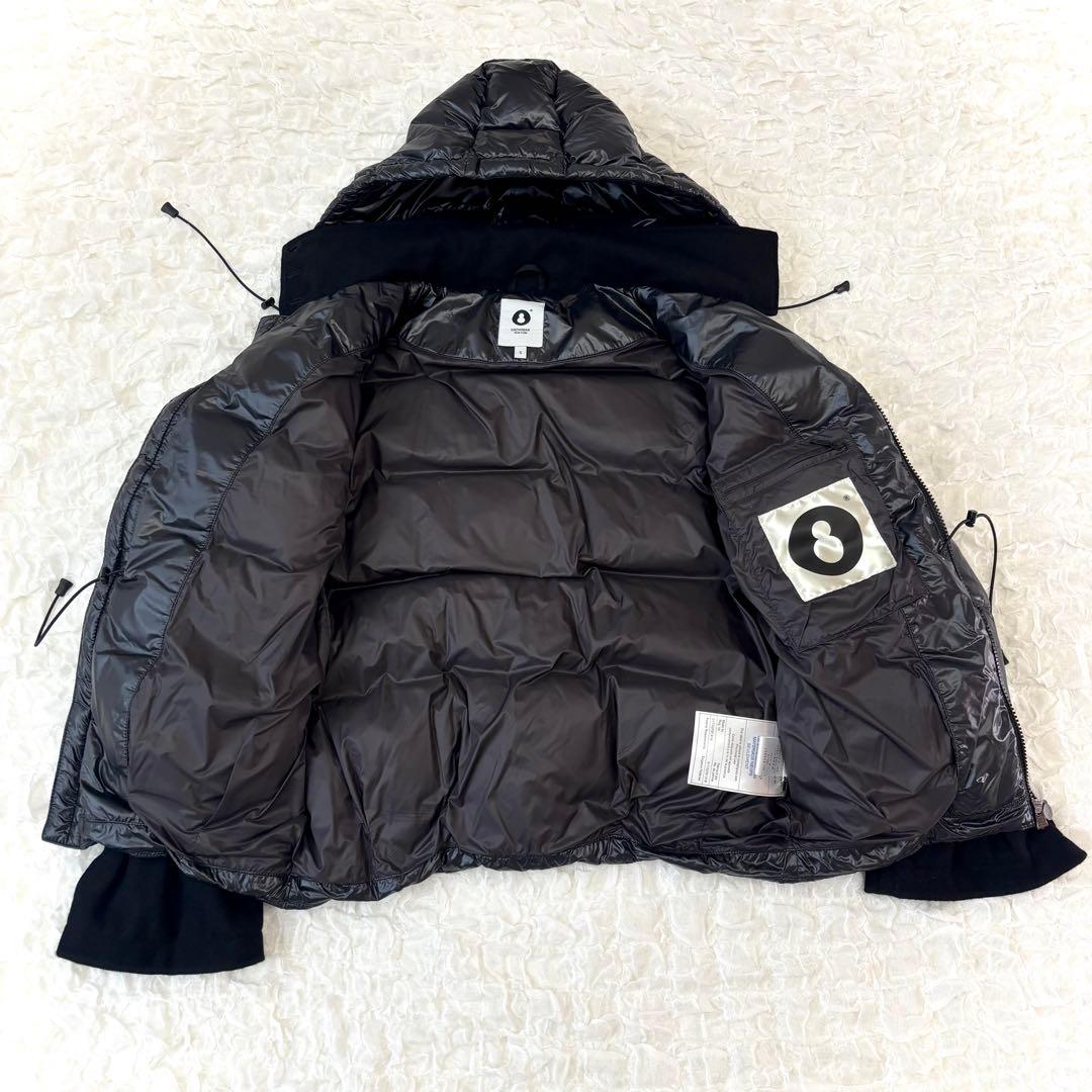 美品 MAN ダウン ジャケット コート スノーマン ニューヨークS 黒