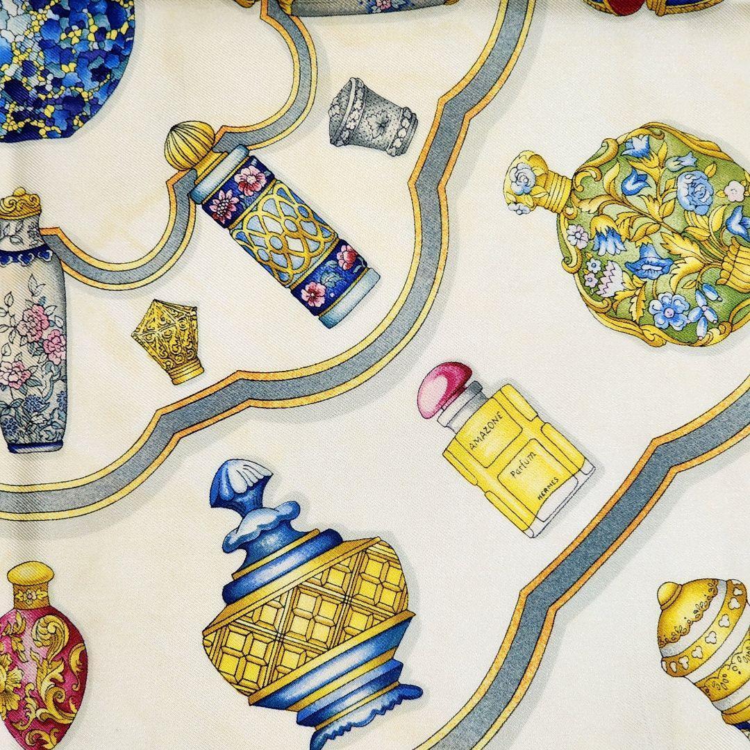 ☆HERMES☆ スカーフ カレ90 香水瓶 ピンク