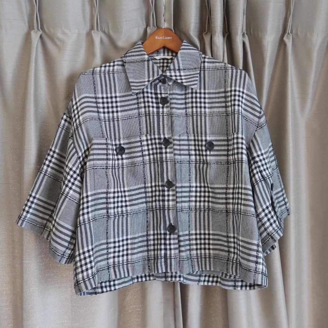 【CLANE/クラネ】LOOP LINE CHECK SHORT SHIRT