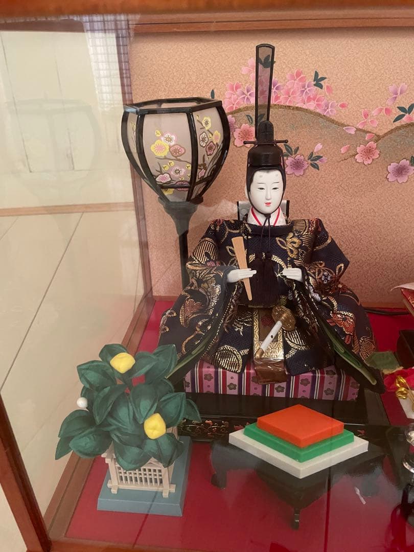 ★美品★ 極上特選 三月雛人形　ひな人形　雛人形 二人　吉徳監修　ガラスケース入