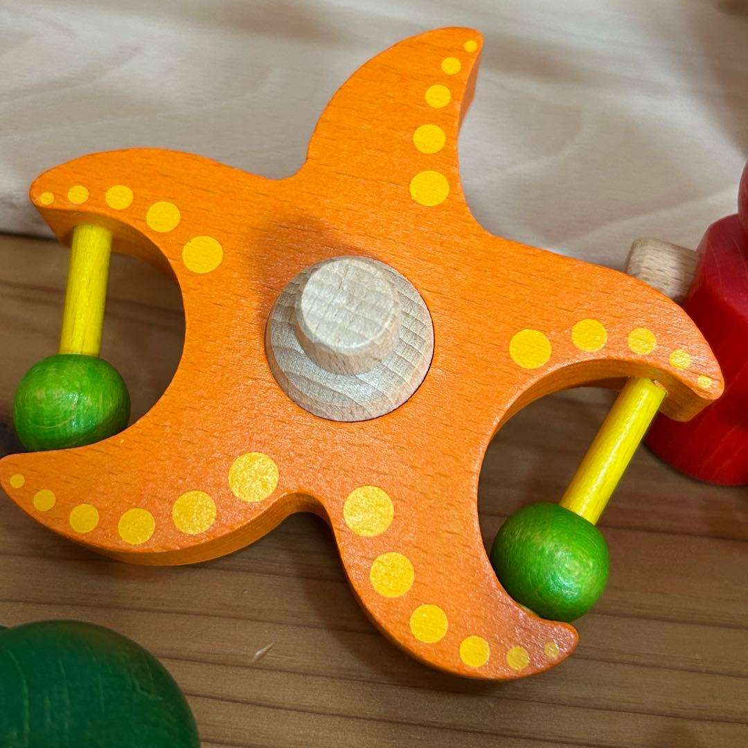 【美品】nic社　ドイツ木製スロープトイ