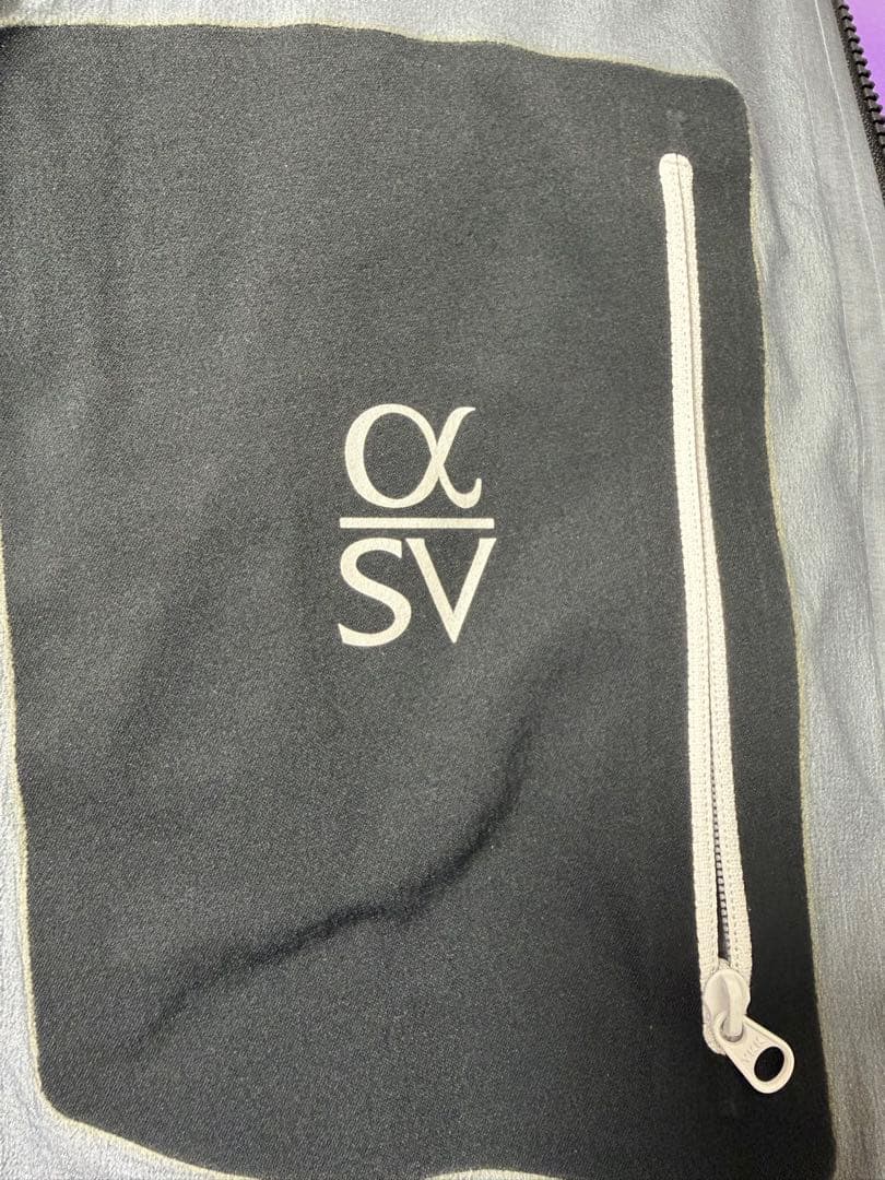 カナダ製　アークテリクス アルファSVジャケット　オルカ　XS　限定品直営店購入