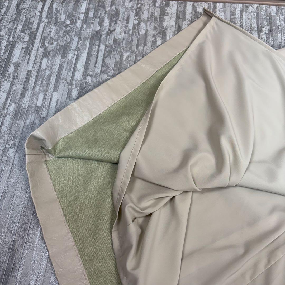 【新品未使用】ETRE TOKYO　フェイクレザーラップスカート　Mサイズ