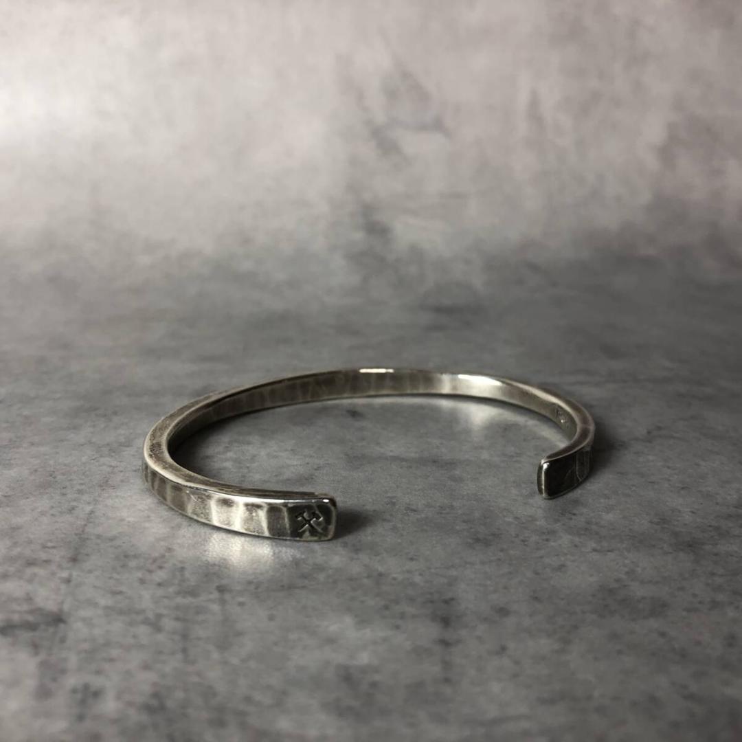 GQ3284◇Studebaker : USA 925シルバーバングル◇M◇