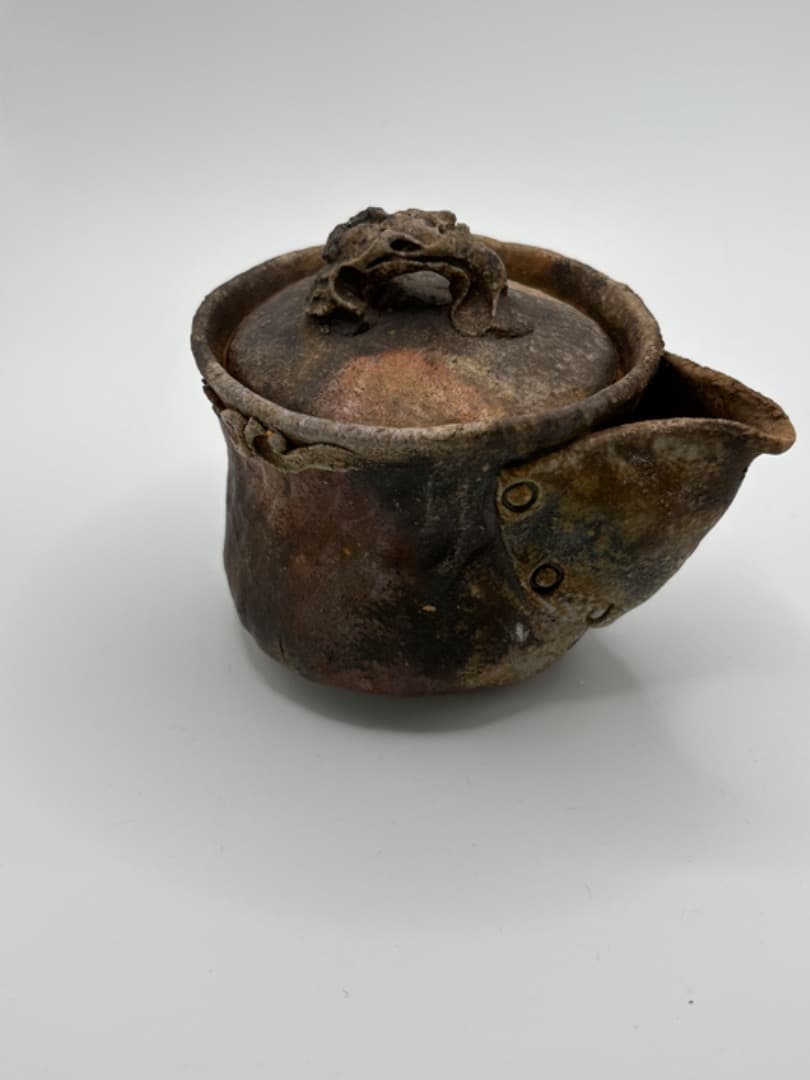 森風来　手捻り宝瓶・急須