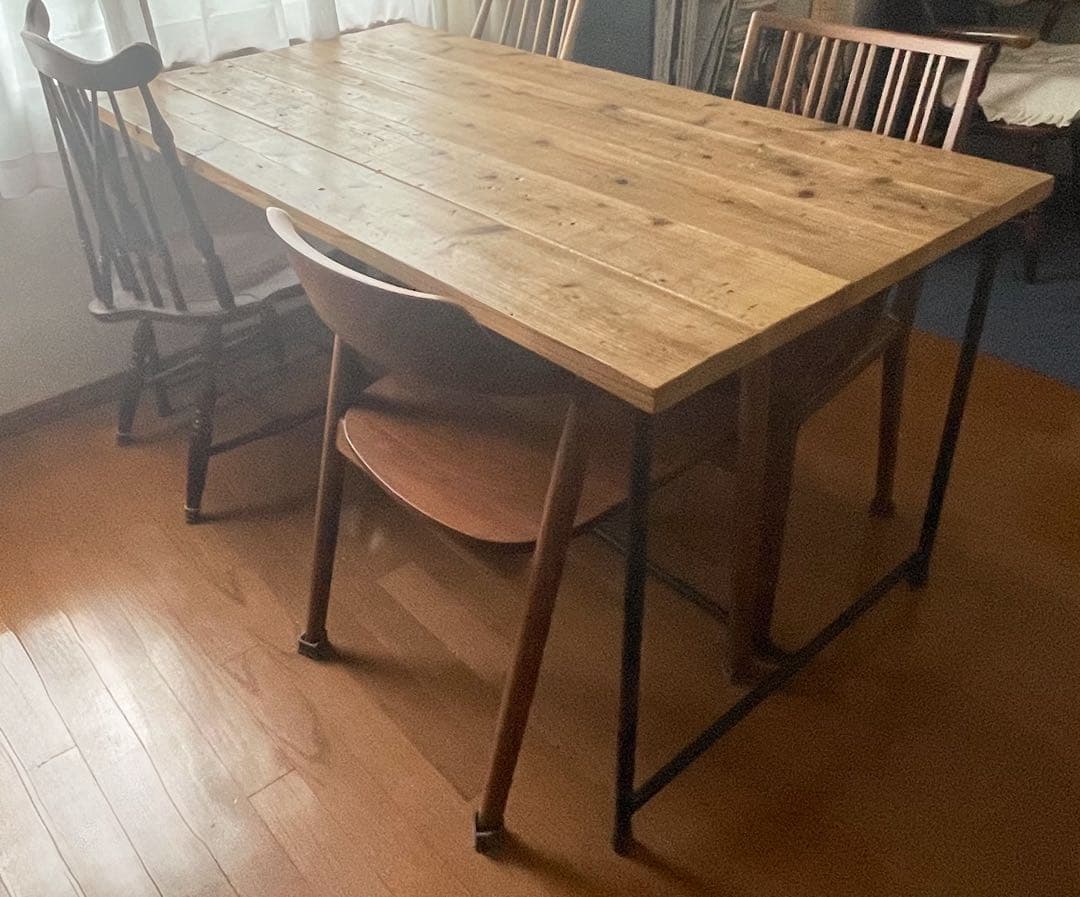 古材　足場板　ダイニングテーブル　仁平古家具店