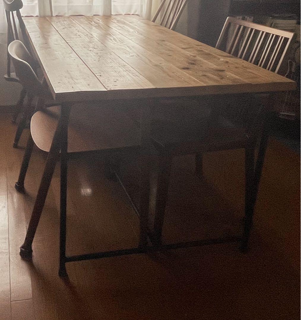 古材　足場板　ダイニングテーブル　仁平古家具店