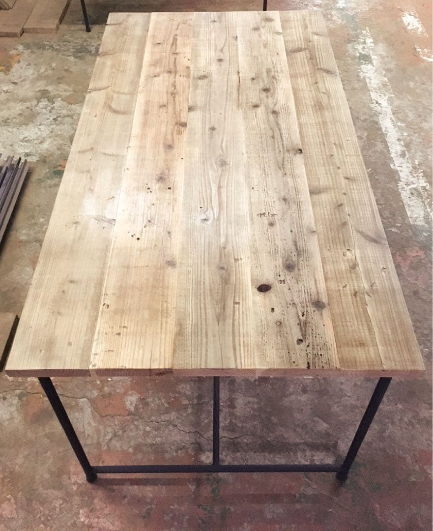 古材　足場板　ダイニングテーブル　仁平古家具店