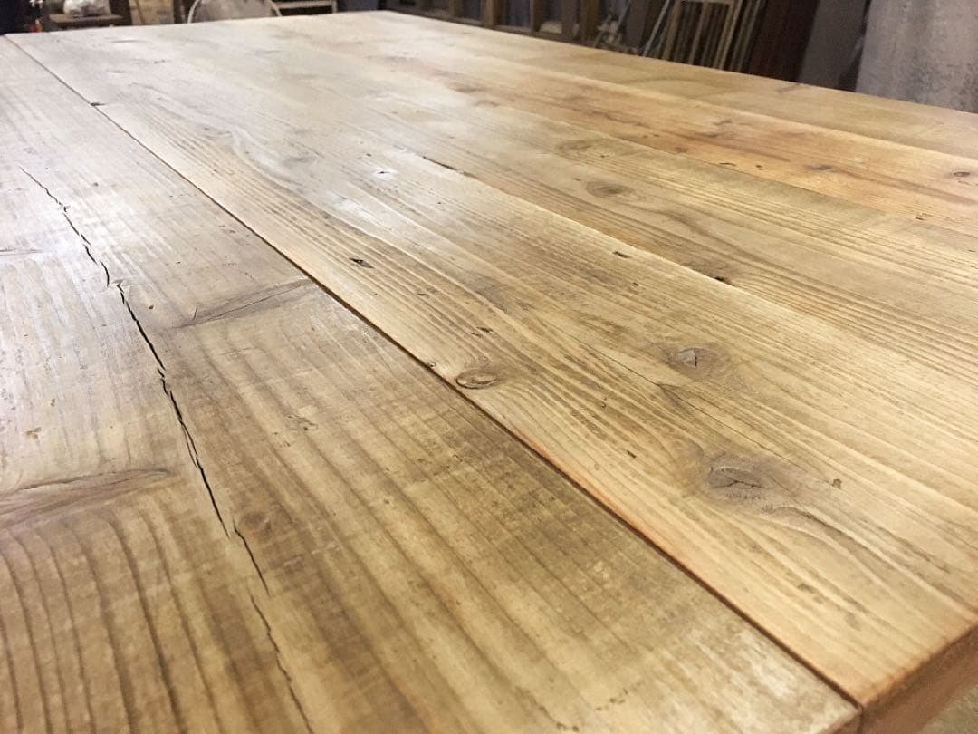 古材　足場板　ダイニングテーブル　仁平古家具店