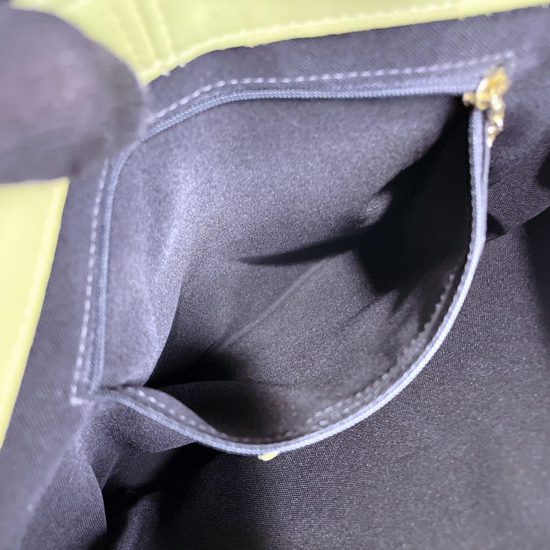 極美品✨OLD COACH トートバッグ USA製 ライム スモールランチ