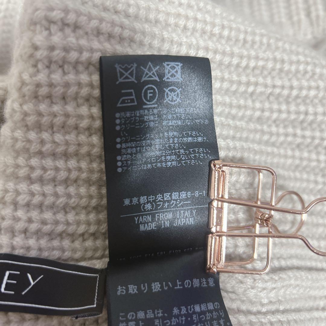 フォクシー　ニット　セーター　カシミヤ100　タートルネック　ゆったり　Ｍ