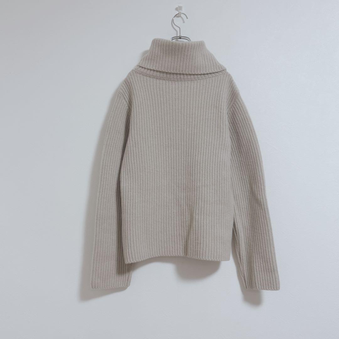 フォクシー　ニット　セーター　カシミヤ100　タートルネック　ゆったり　Ｍ