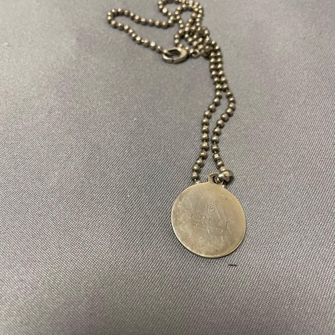 GUCCI メダル型ネックレス MADE IN ITALY