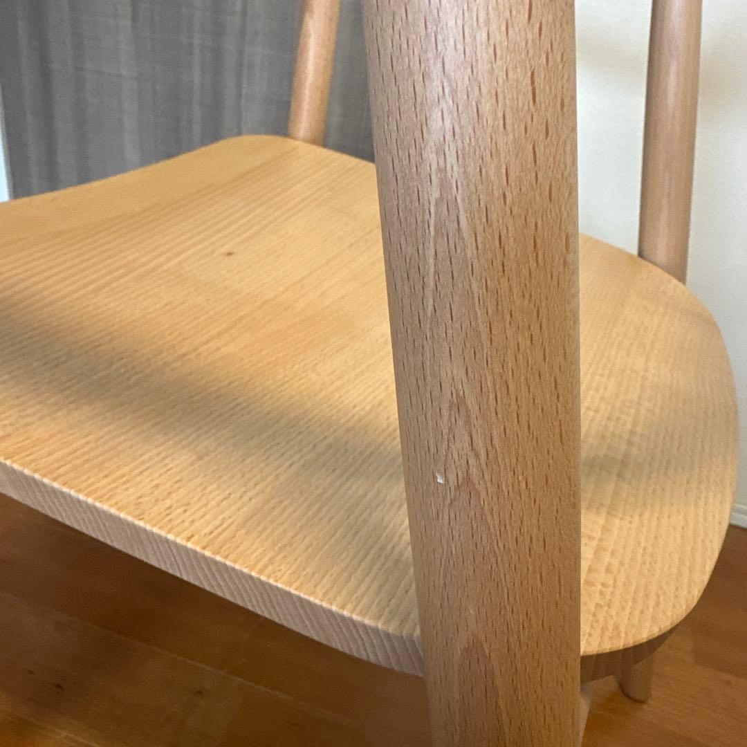 マルニ木工 HIROSHIMA チェアー 深澤直人　ヒロシマ　「溶ける」背もたれ