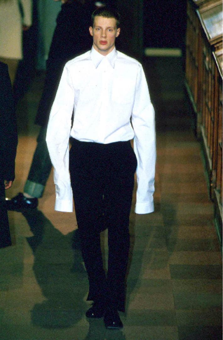 Dries Van Noten 99AW 裾ボタン パンツ ギミック pants