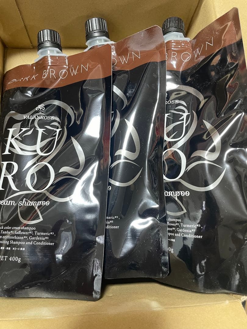 バランローズ　ダークブラウン 400g （3個セット）