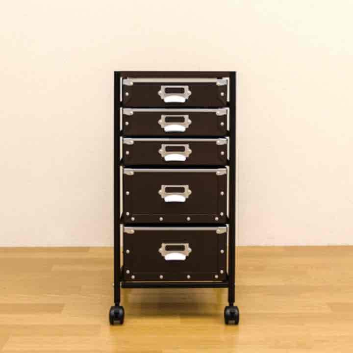 ☆定価28080円☆Popan　収納チェスト　5段　BK/BR/RD/WH