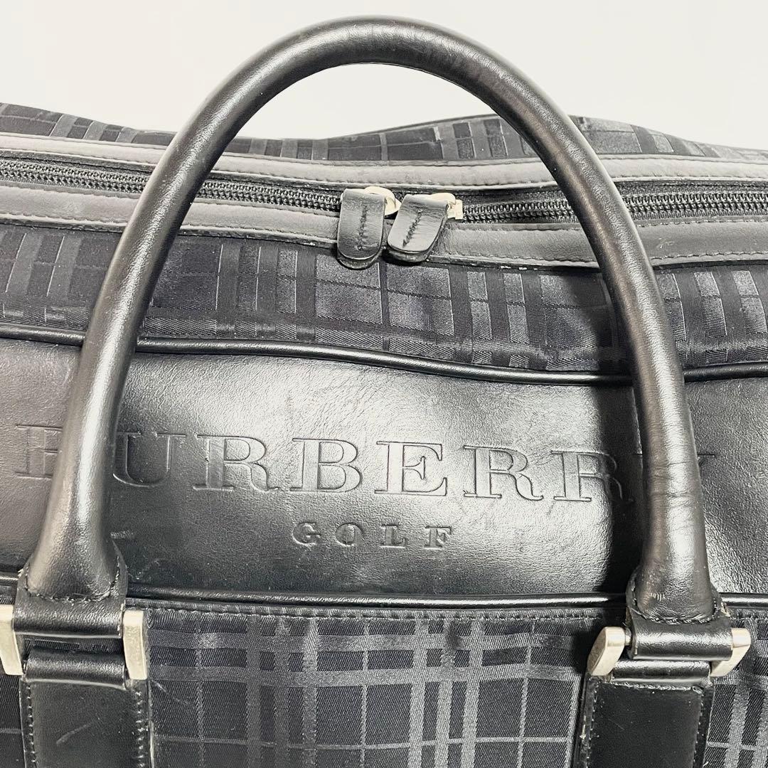 バーバリーゴルフ　ボストンバッグ　バーバリーチェック